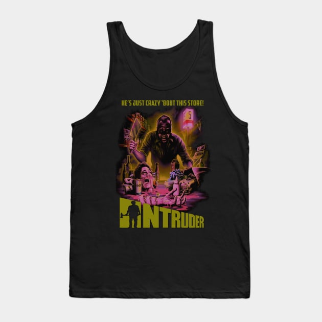 Intruder, Classic Horror, (Version 2) Tank Top by The Dark Vestiary